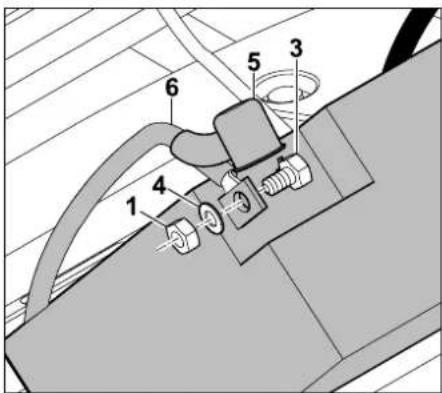 STIHL RT 4097 - Batterie anklemmen: - 2