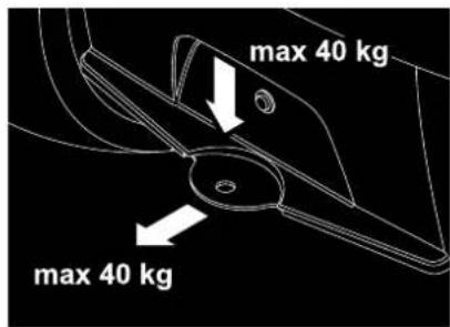 max 40 kg max 40 kg