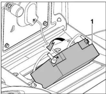 STIHL RT 4097 - Inserimento della batteria: - 1