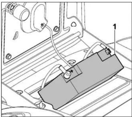 STIHL RT 4097 - Dépose de la batterie : - 1
