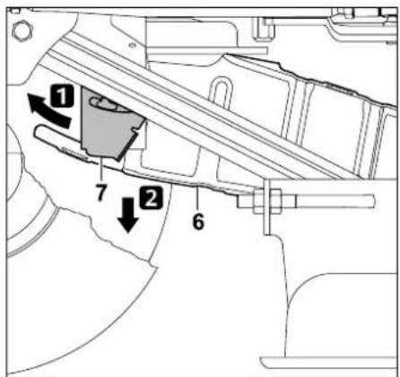STIHL RT 4097 - Keilriemenabdeckung vorne lösen: - 2