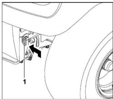 STIHL RT 4097 - Getriebe einkuppeln: - 1
