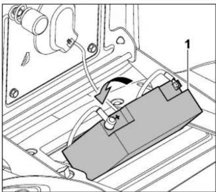 STIHL RT 4097 - Colocar a bateria: - 1