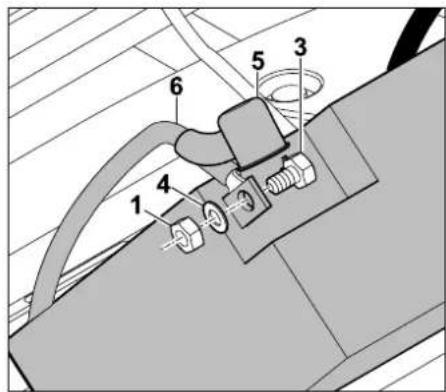 STIHL RT 4097 - Accu aansluiten: - 2