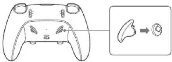 SONY DualSense Edge - Fixer la touche arrière semi-arrondie - 1
