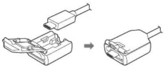 SONY DualSense Edge - Bloccare il cavo USB nel controller - 1
