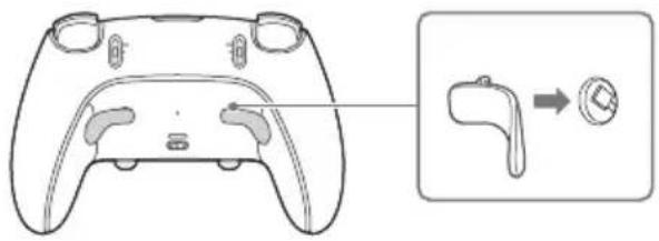 SONY DualSense Edge - Colocar o botão traseiro de alavanca - 1