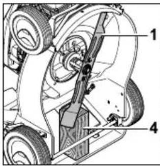 STIHL RM 248 - Removing the Blade - 1