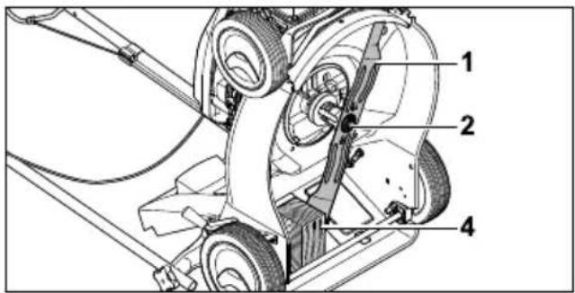 STIHL RM 248 - Montage de la lame - 2