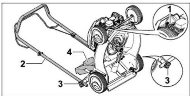 STIHL RM 248 - Rasenmäher aufstellen - 1