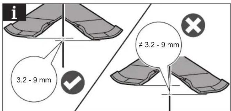 i 3.2 - 9 mm ≠ 3.2 - 9 mm