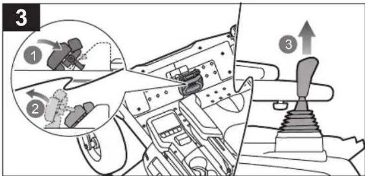 Diagram illustrating vehicle gear assembly and valve mechanism with numbered parts and directional arrows