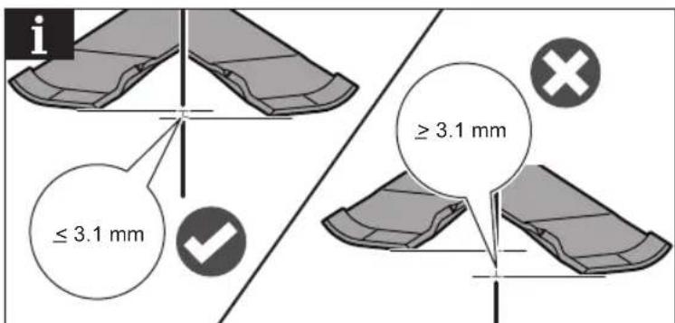 i ≤ 3.1 mm ≥ 3.1 mm