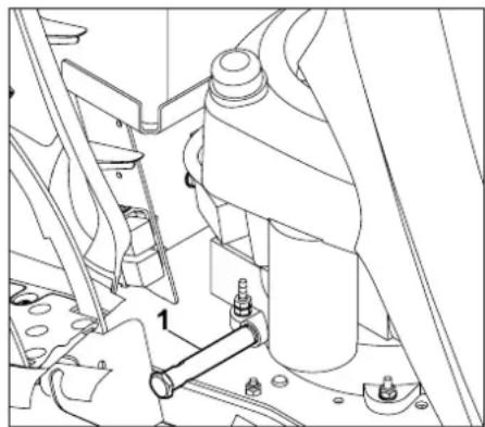 STIHL RT 6112 ZL - Vidange de l'huile moteur : - 1