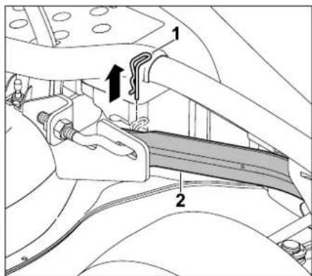 STIHL RT 6112 ZL - V-riem losshaken: - 4