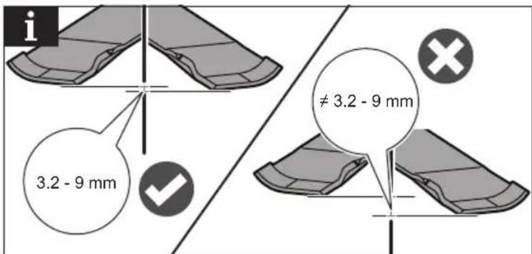 i 3.2 - 9 mm ≠ 3.2 - 9 mm