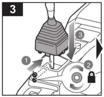 Diagram of a mechanical assembly with numbered components and directional arrows indicating motion or movement.