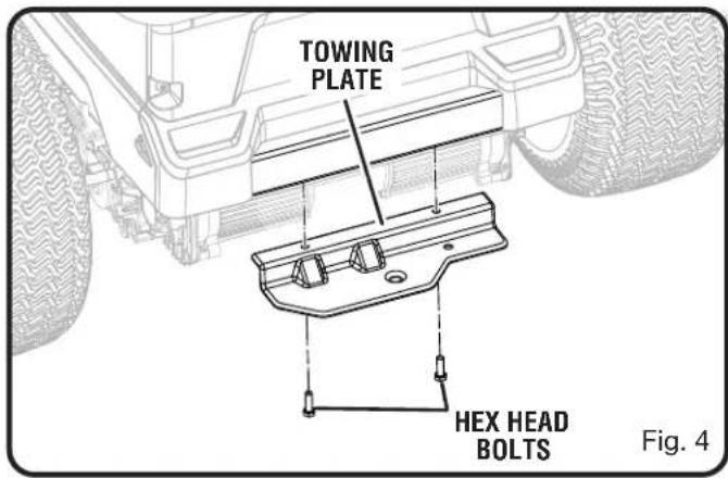 TOWING PLATE HEX HEAD BOLTS Fig. 4