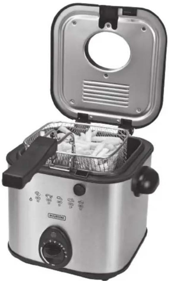 Bourgini Classic Fryer & Fondue 1L 18.1010.00.00 - 1