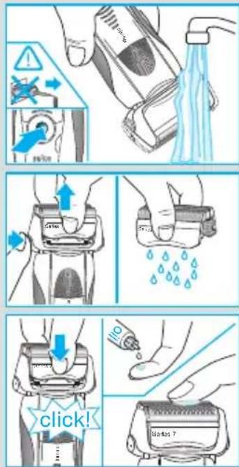 BRAUN Series 7 795 cc3 - Supporto Clean&Renew - 32