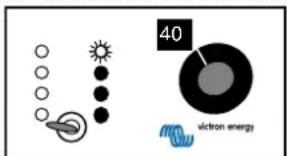 VICTRON ENERGY Phoenix Charger - Justeringer med fjernpanelet Phoenix-laderkontroll - 3