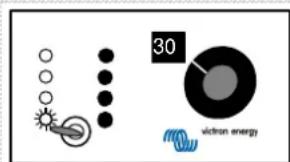 VICTRON ENERGY Phoenix Charger - Justeringer med fjernpanelet Phoenix-laderkontroll - 5