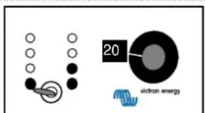 VICTRON ENERGY Phoenix Charger - Justeringer med fjernpanelet Phoenix-laderkontroll - 4