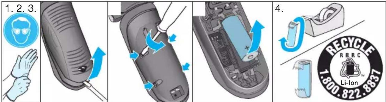 BRAUN Series 7 7855s - Battery removal - 1