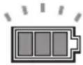 MAKITA DUC406 - Indicating the remaining battery capacity - 1