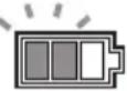 MAKITA DUC406 - Indicação da capacidade restante da bateria - 2