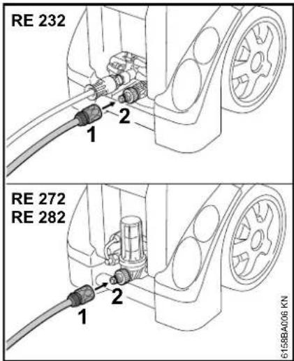 STIHL RE 232 - Wasserversorgung herstellen - 1