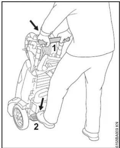 STIHL RE 232 - Gerät transportieren - 1