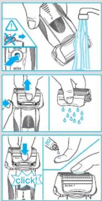 BRAUN Series 7 730s 4 - Opladning af shaver - 5