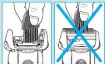Diagram showing two methods of removing a device, with blue X marks indicating removal and rejection.