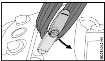 STIHL RE 462 - Connection to the power supply socket - 1