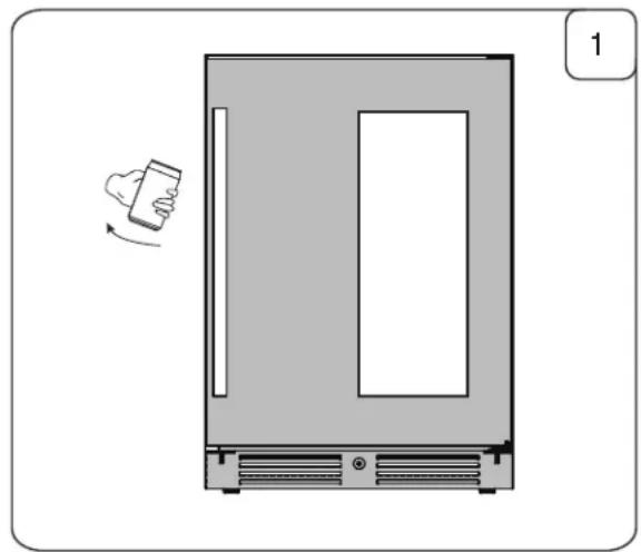 Zephyr Presrv PRKB24C01AG - Installation de l'accessoire de roue pivotante en option - 1