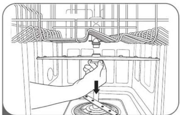 LG Studio LSDF795ST - CLEANING THE UPPER SPRAY ARM - 1