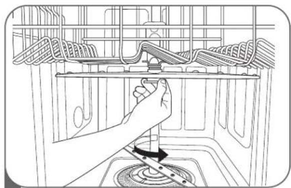 LG Studio LSDF795ST - CLEANING THE UPPER SPRAY ARM - 2