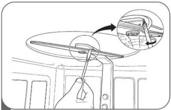 LG Studio LSDF795ST - CLEANING THE TOP SPRAY ARM - 1