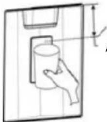 HISENSE FMN551ASF - Uso del dispensador (opcional) Sacar agua fría - 1