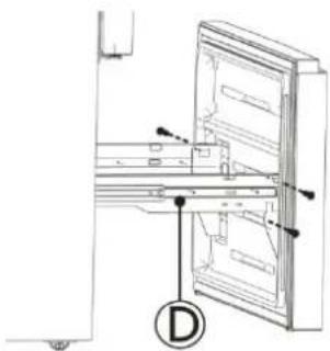 HISENSE FMN551ASF - Disassembling the freezer door - 4