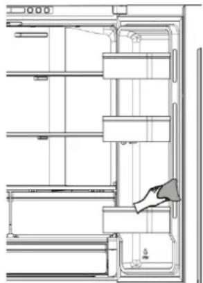 HISENSE FMN551ASF - Door seals cleaning - 1