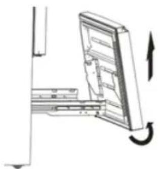HISENSE FMN551ASF - Désassembler la porte du congélateur - 5