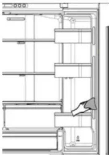 HISENSE FMN551ASF - Limpieza del sello de las puertas - 1