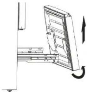 HISENSE FMN551ASF - Disassembling the freezer door - 5