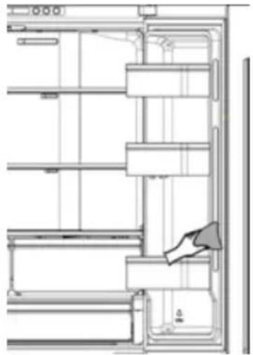 HISENSE FMN551ASF - La pulizia dei guarnizioni degli sportelli - 1