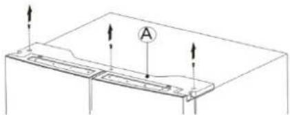 HISENSE FMN551ASF - Disassembling the fridge door - 1