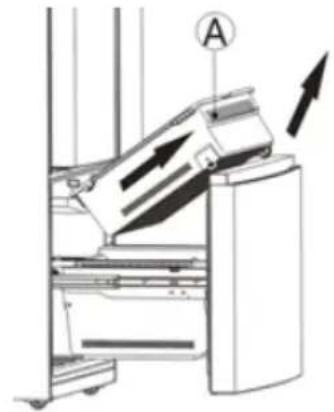 HISENSE FMN551ASF - Désassembler la porte du congélateur - 2