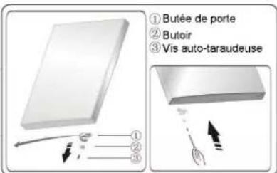 HISENSE RB400N4WC1 - Inversion de la porte - 17