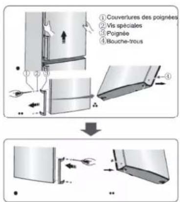 HISENSE RB400N4WC1 - Inversion de la porte - 28